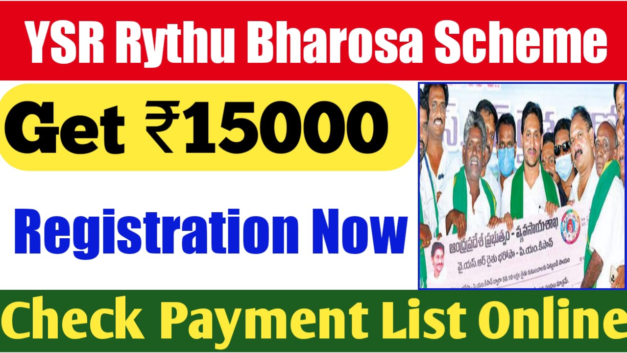 YSR Rythu Bharosa Scheme 2024