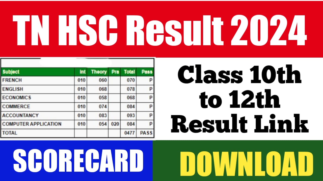 TN HSC Result 2024