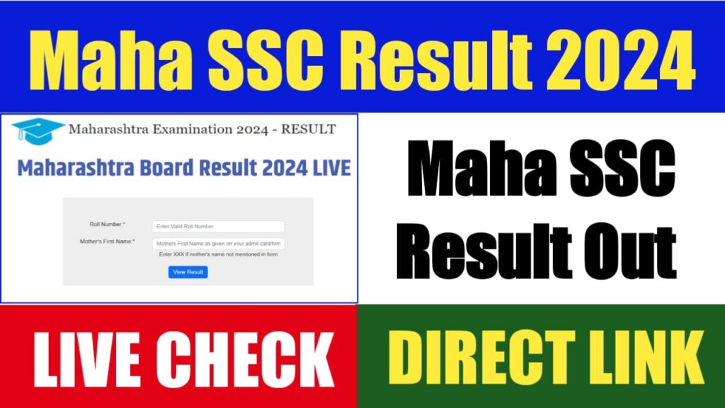 Maha SSC Result 2024