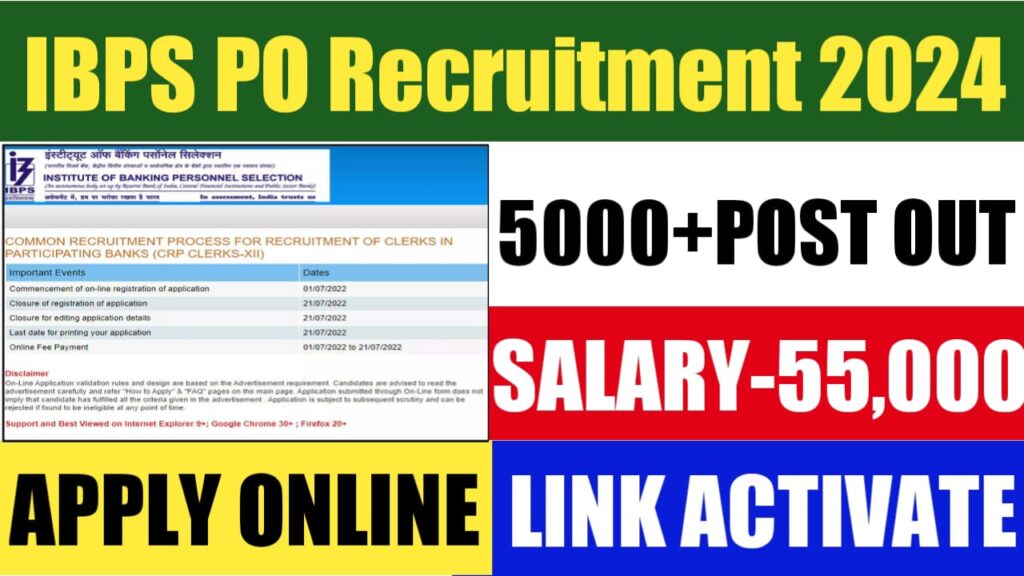 IBPS PO Recruitment 2024